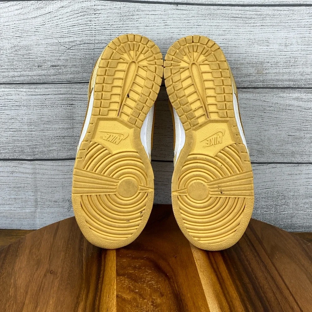 Nike Dunk Low Celestial Gold Sail Suede Sneakers DV7411-200 Womens Shoe Size 7.5